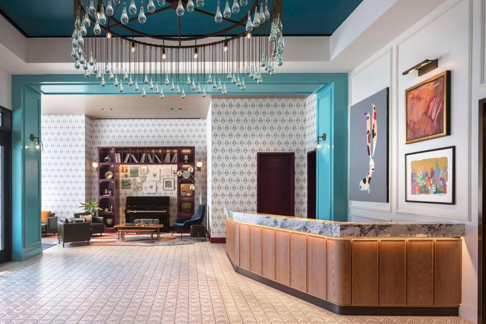 Hyatt Centric Downtown Nashville Exteriér fotografie The lobby of the hotel