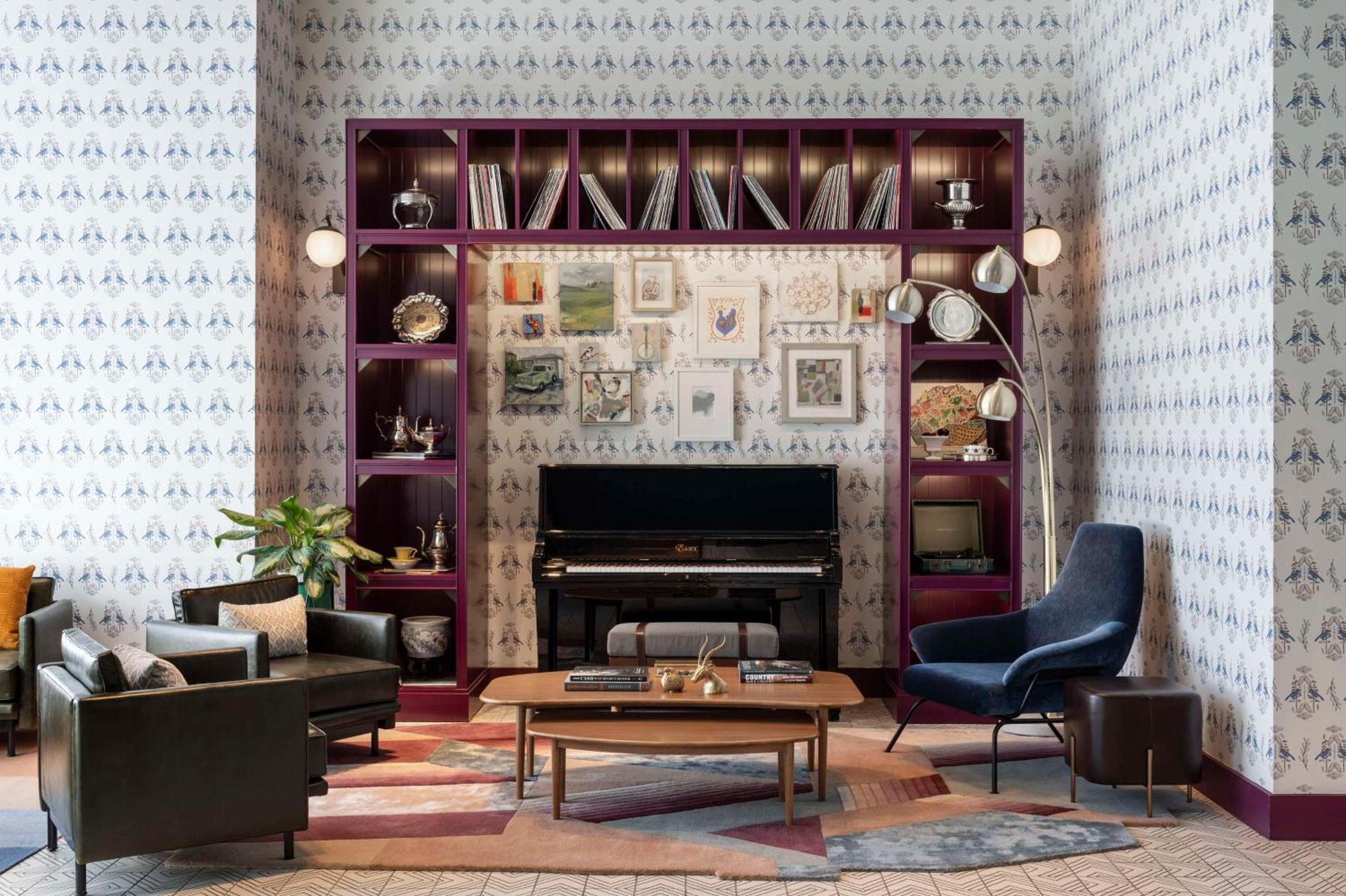 Hyatt Centric Downtown Nashville Exteriér fotografie A room designed by the firm